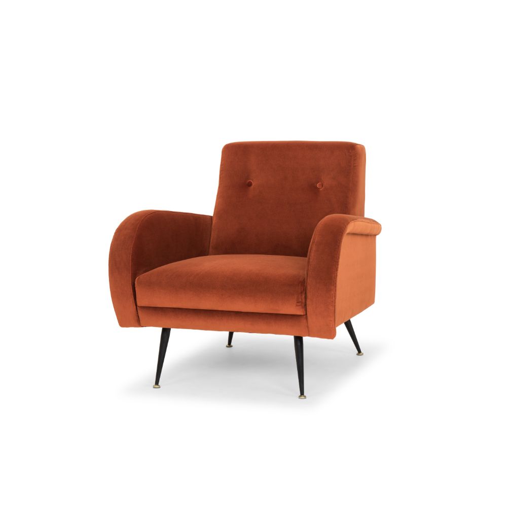 Nuevo HGSC315 HUGO OCCASIONAL CHAIR in RUST